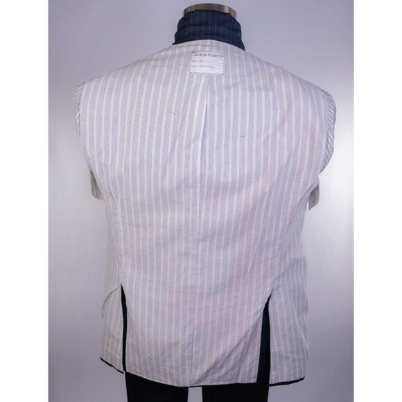 Brooks Brothers Black Fleece Suit Jacket Blazer Sz 44R Striped Navy Blue Wool - Picture 12 of 14